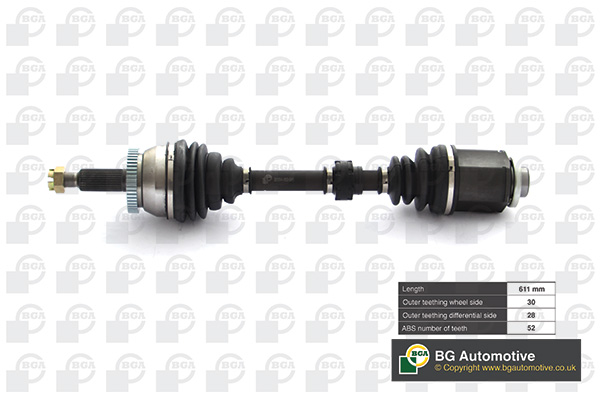 

BGA ds2707r Полуось