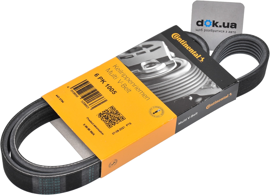 

Contitech 6PK1005 Поликлиновой ремень