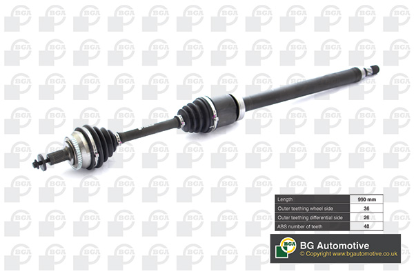 

BGA DS9706RA Полуось