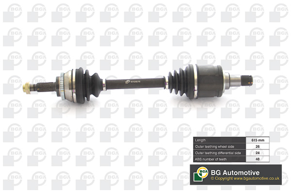 

BGA DS7608L Полуось