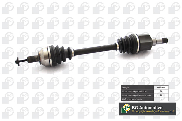 

BGA DS2321L Полуось