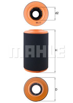 

Mahle LX3353 Воздушный фильтр