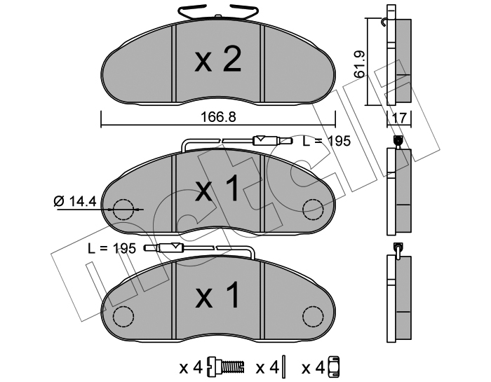 

Metelli 50196 Главный тормозной цилиндр