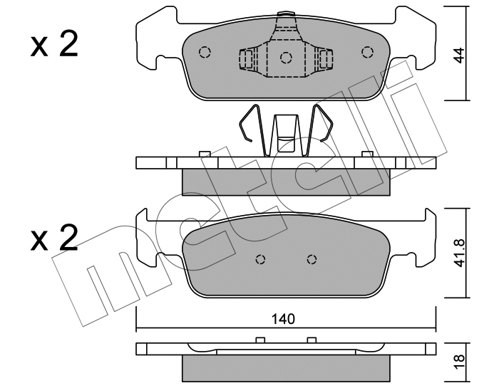 

Metelli 50039 Главный тормозной цилиндр