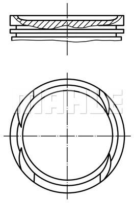 

Mahle 011pi00112000 Поршень