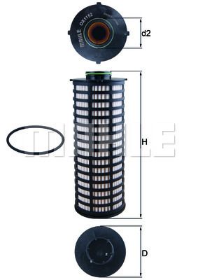 

Mahle ox1152d Масляный фильтр