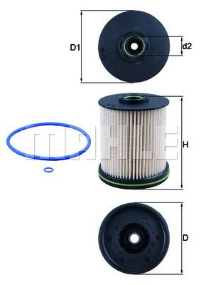 

Mahle KX491D Топливный фильтр