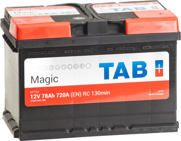

Аккумулятор TAB 6 CT-78-R Magic 189080
