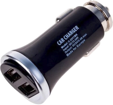 

USB зарядка в авто Pulso C-2411BK