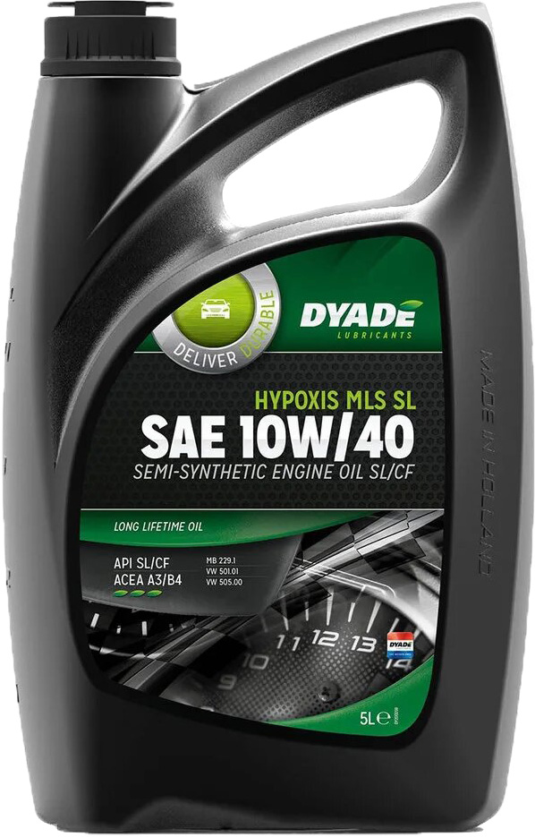 

Моторное масло DYADE Hypoxis MLS SL 10W-40 полусинтетическое 572743