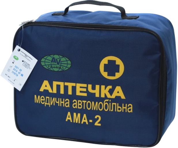 

Аптечка автомобильная AV-PHARMA АМА-2 в мягком чехле dokpharma2