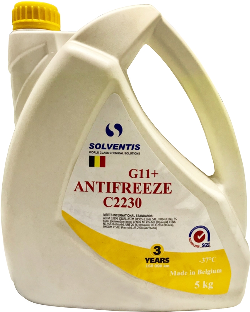 

Готовый антифриз Solventis -37° G11+ желтый c2230y5