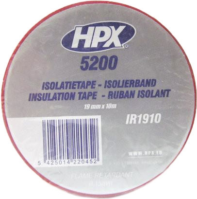 

Изолента HPX IR1910 красная ПВХ 19 мм x 10 м