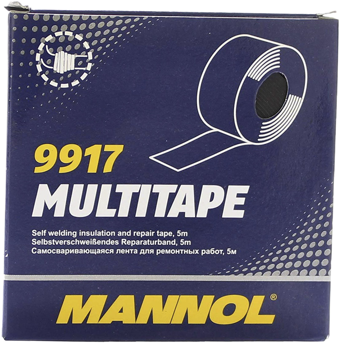 

Изолента Mannol 9917 черный ПВХ 19 мм x 5 м