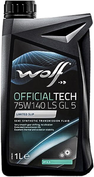 

Трансмиссионное масло Wolf Officialtech LS GL-5 75W-140 полусинтетическое 8304200