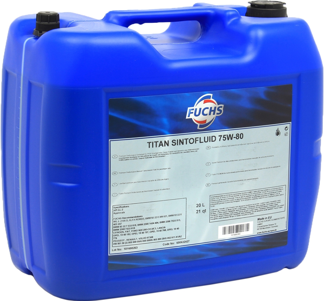 

Трансмиссионное масло Fuchs Titan Sintofluid GL-5 75W-80 600632427