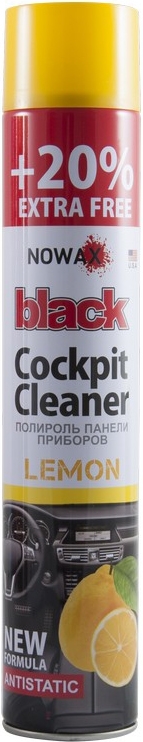 

Полироль для салона Nowax "Black" Cockpit Cleaner лимон 750 мл NX00702