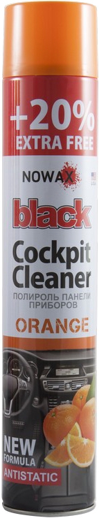 

Полироль для салона Nowax "Black" Cockpit Cleaner апельсин 750 мл NX00703
