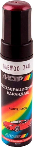 

Реставрационный карандаш Motip металлик 74U D Красный для Daewoo