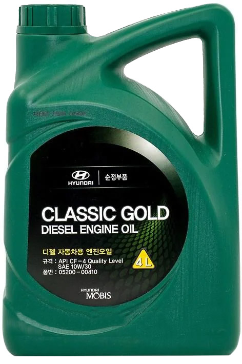

Моторное масло Hyundai Classic Gold Diesel 10W-30 полусинтетическое 0520000410