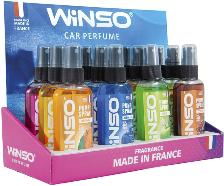

Набор ароматизаторов Winso Pump Spray mix 1 Ассорти 500001