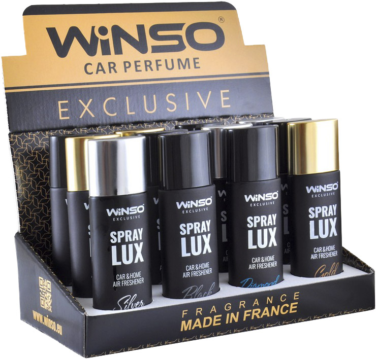 

Набор ароматизаторов Winso Spray Lux Exclusive Ассорти 500005