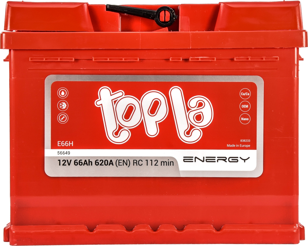 

Аккумулятор Topla 6 CT-66-R Energy 108066