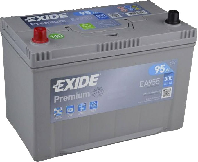 

Аккумулятор Exide 6 CT-95-L Premium EA955