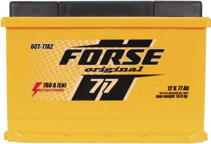 

Аккумулятор Forse 6 CT-77-R Original AKBLU20453