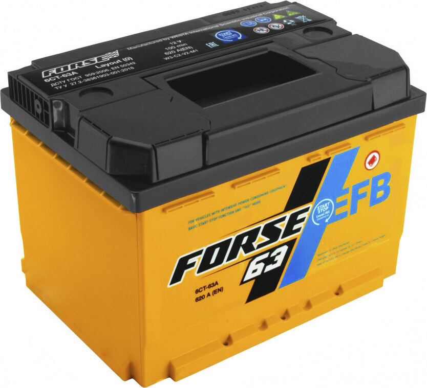 

Аккумулятор Forse 6 CT-63-R EFB AKBLU10391