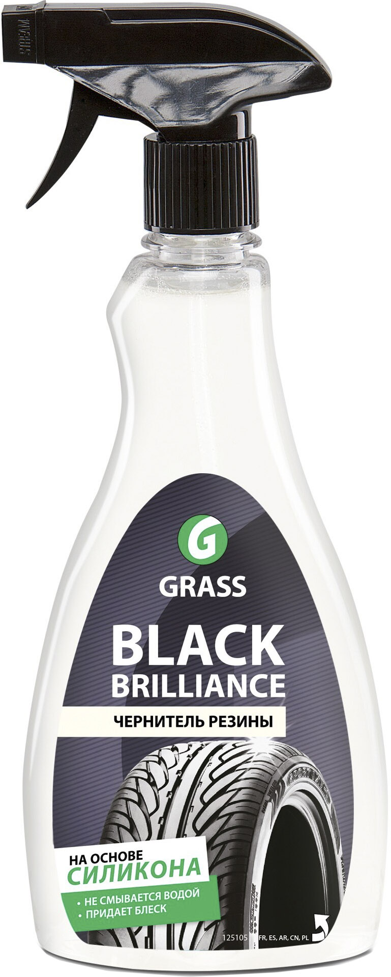 

Полироль для шин Grass Black brilliance 125105g