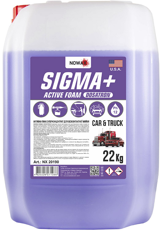 

Концентрат автошампуня Nowax Sigma+ Active Foam Dosatron nx20190