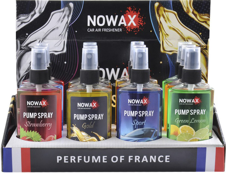 

Набор ароматизаторов Nowax Pump Spray mix 1 Ассорти nx07530