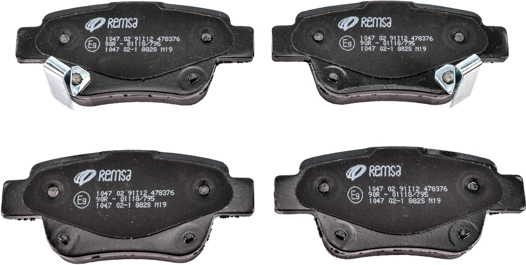 

Remsa 104702 Тормозные колодки