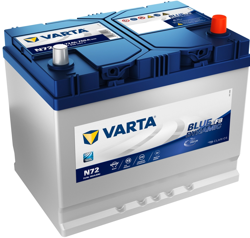 

Аккумулятор Varta 6 CT-72-R Blue Dynamic EFB 572501076
