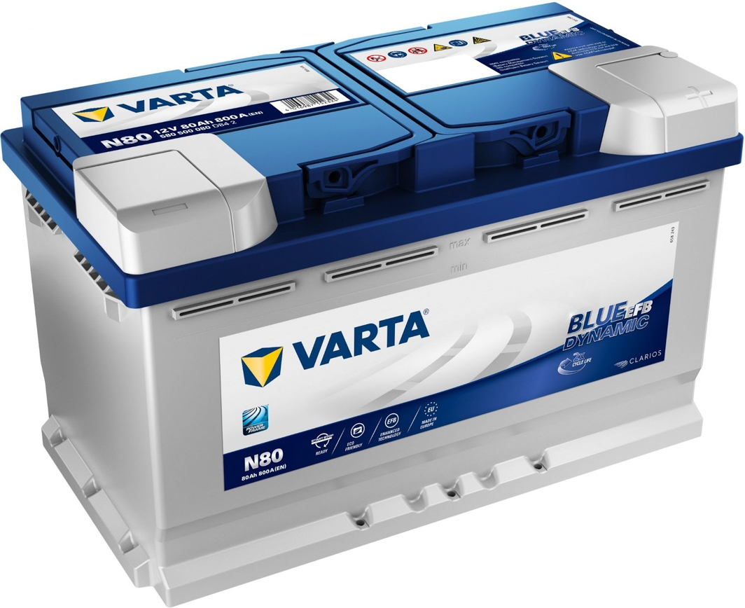 

Аккумулятор Varta 6 CT-80-R Blue Dynamic EFB 580500080