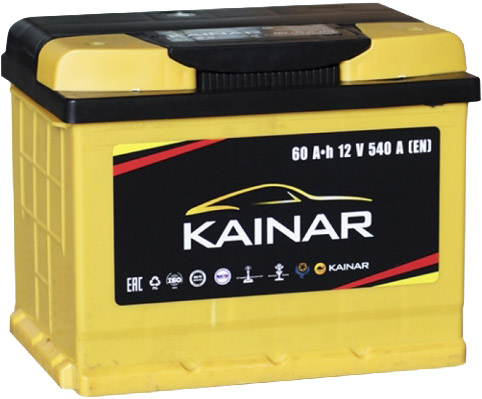 

Аккумулятор Kainar 6 CT-60-R Standart+ 0602610120