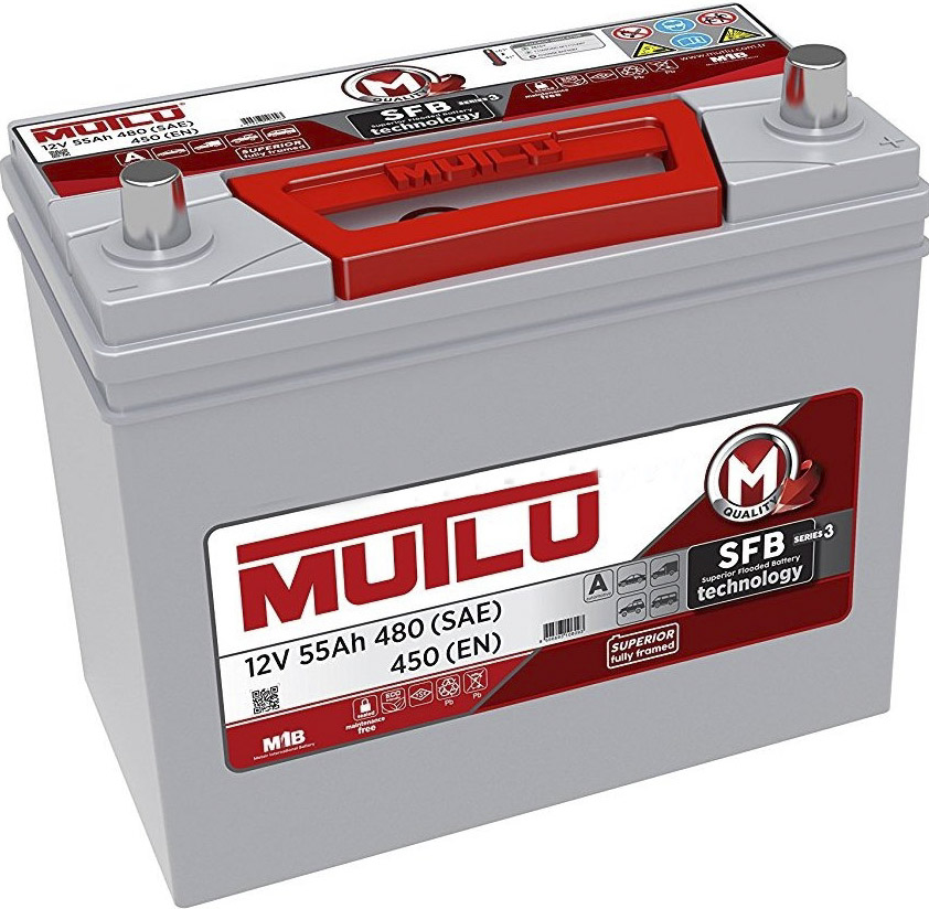 

Аккумулятор Mutlu 6 CT-55-R SMF65B24LS