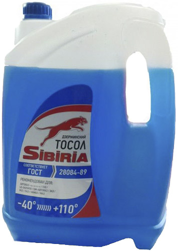 

Готовый антифриз Sibiria -40 синий 800563