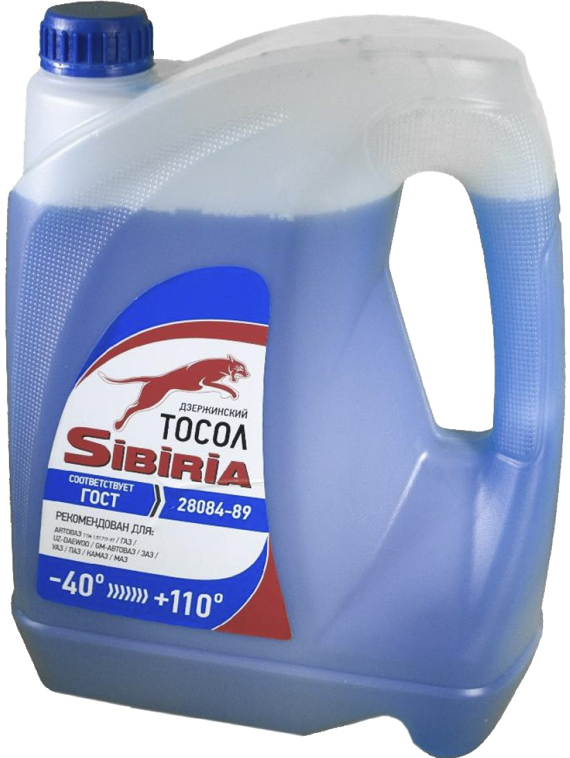 

Готовый антифриз Sibiria -40 синий 800584