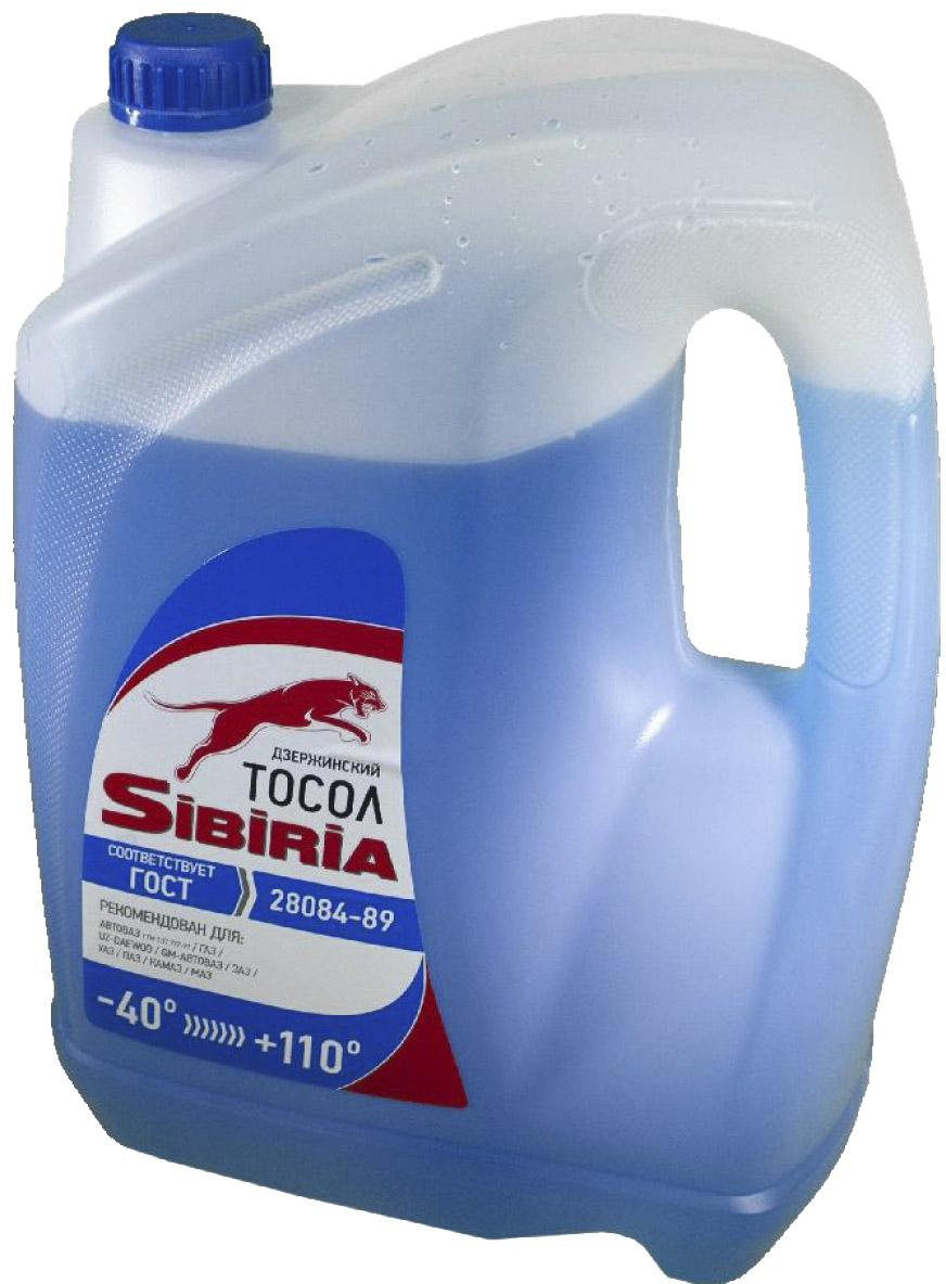 

Готовый антифриз Sibiria -40 синий 800527