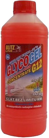 

Концентрат антифриза Blitz Line Glycogel G12 красный 26155