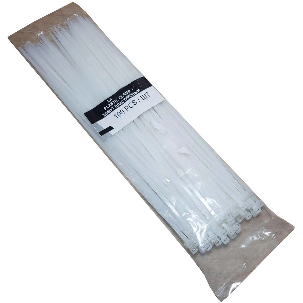 

Стяжка LSA LA72X500W 0,5 м 7,2 мм 100 шт