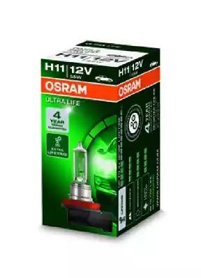 

Автолампа Osram 64211ULT Ultra Life H11 PGJ19-2 55 W прозрачный