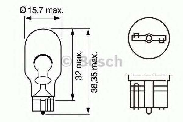 

Автолампы Bosch 1987302205 Pure Light W16W W2,1x9,5d 16 W