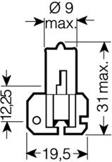 

Автолампа Osram 64175 Original Line H2 X511 70 W прозрачный