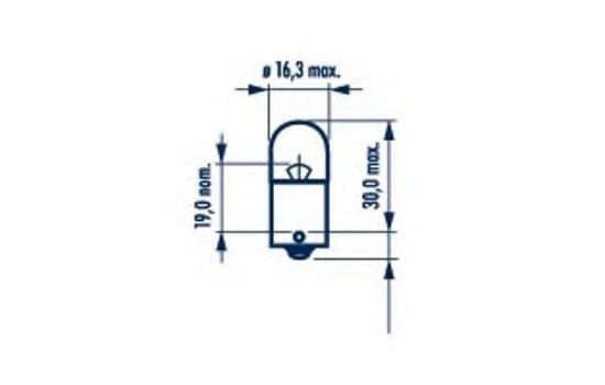 

Автолампа Narva 17181 R5W BA15s 5 W прозрачная