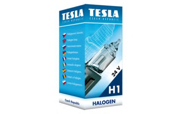 

Автолампа Tesla b10102 Standard H1 P14,5s 70 W прозрачная