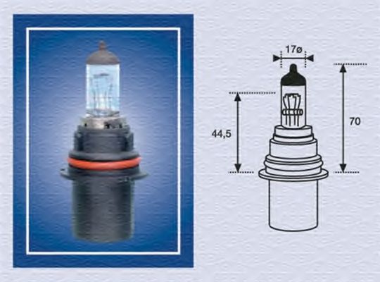 

Автолампа Magneti Marelli 002555200000 HB1 P29t 45 W 65 W прозрачный