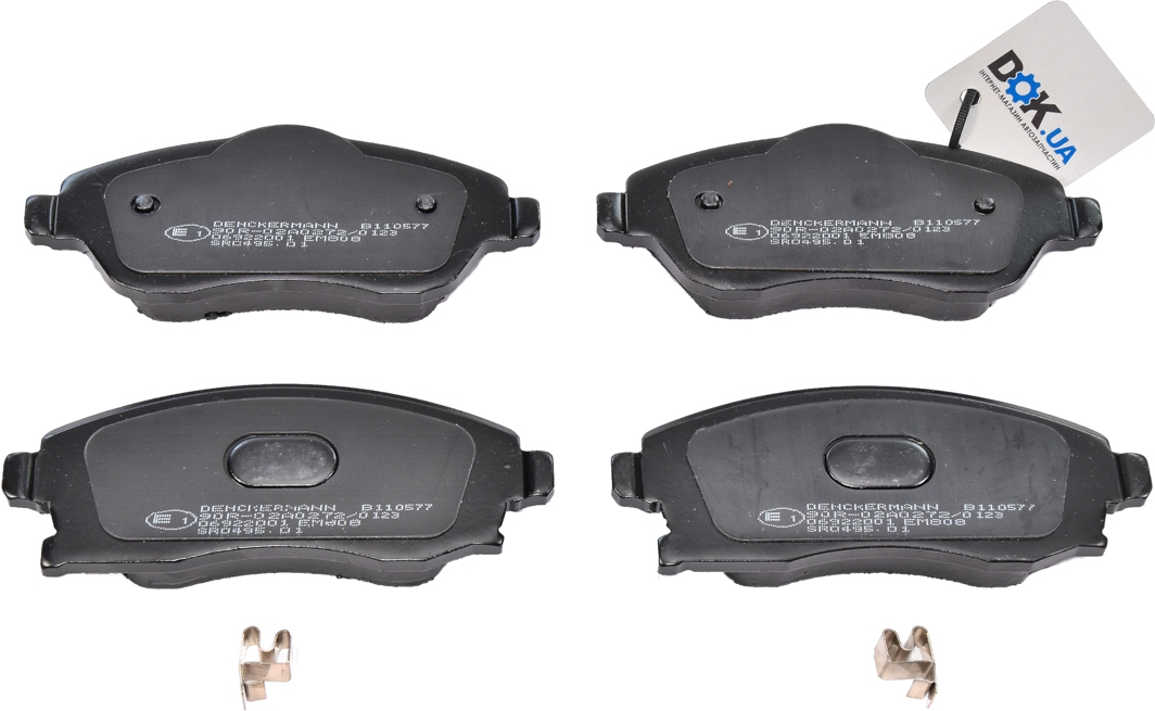 

Denckermann B110577 Тормозные колодки